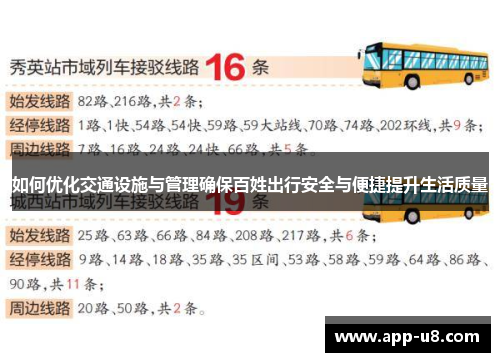 如何优化交通设施与管理确保百姓出行安全与便捷提升生活质量